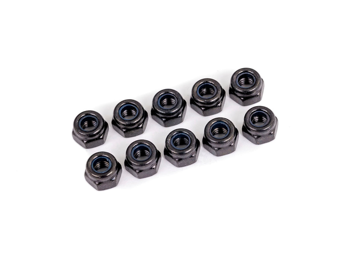 Traxxas 1748 4mm Black Nylon Lock Nuts (10) XRT