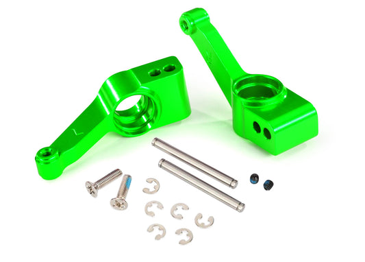 Traxxas 1952G Green Aluminum Axle Carriers (L&R)
