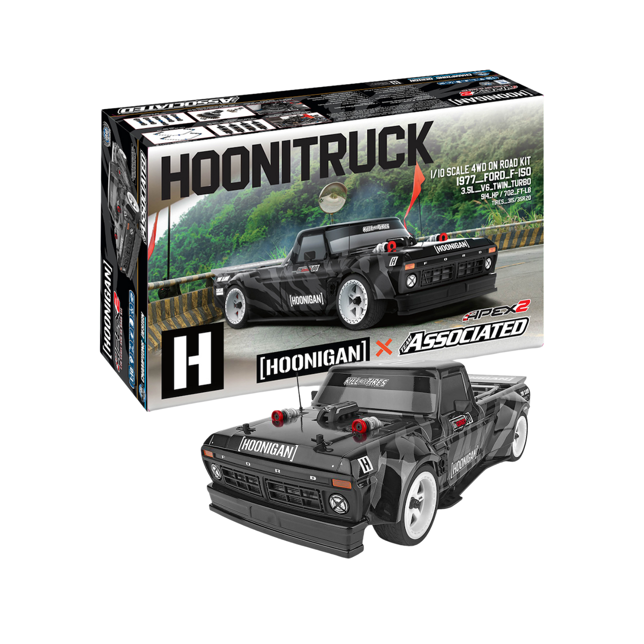 Team Associated ASC30136 Apex2 Hoonitruck Builder's Kit