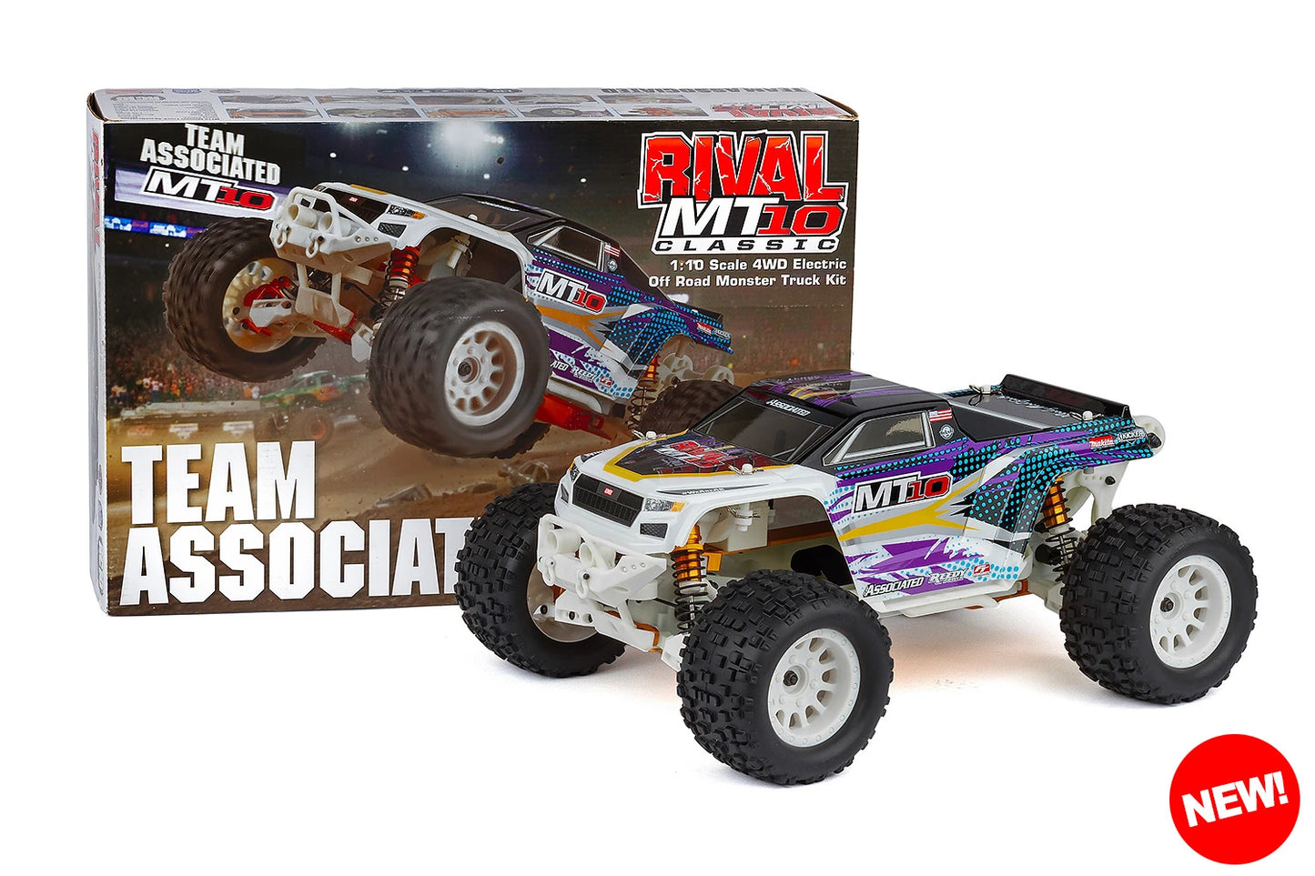 Team Associated ASC20519 RIVAL MT10 Classic Kit