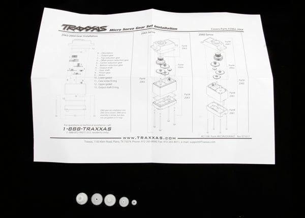 Traxxas 2064 Servo Gear Set