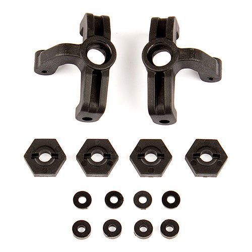 Team Associated ASC21508 Steering Blocks Wheel Hexes