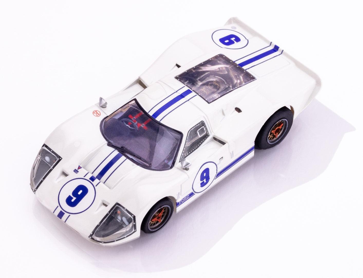 AFX 22078 Ford GT40 Mark IV #9 White HO Slot Car AFX22078 Mega G+