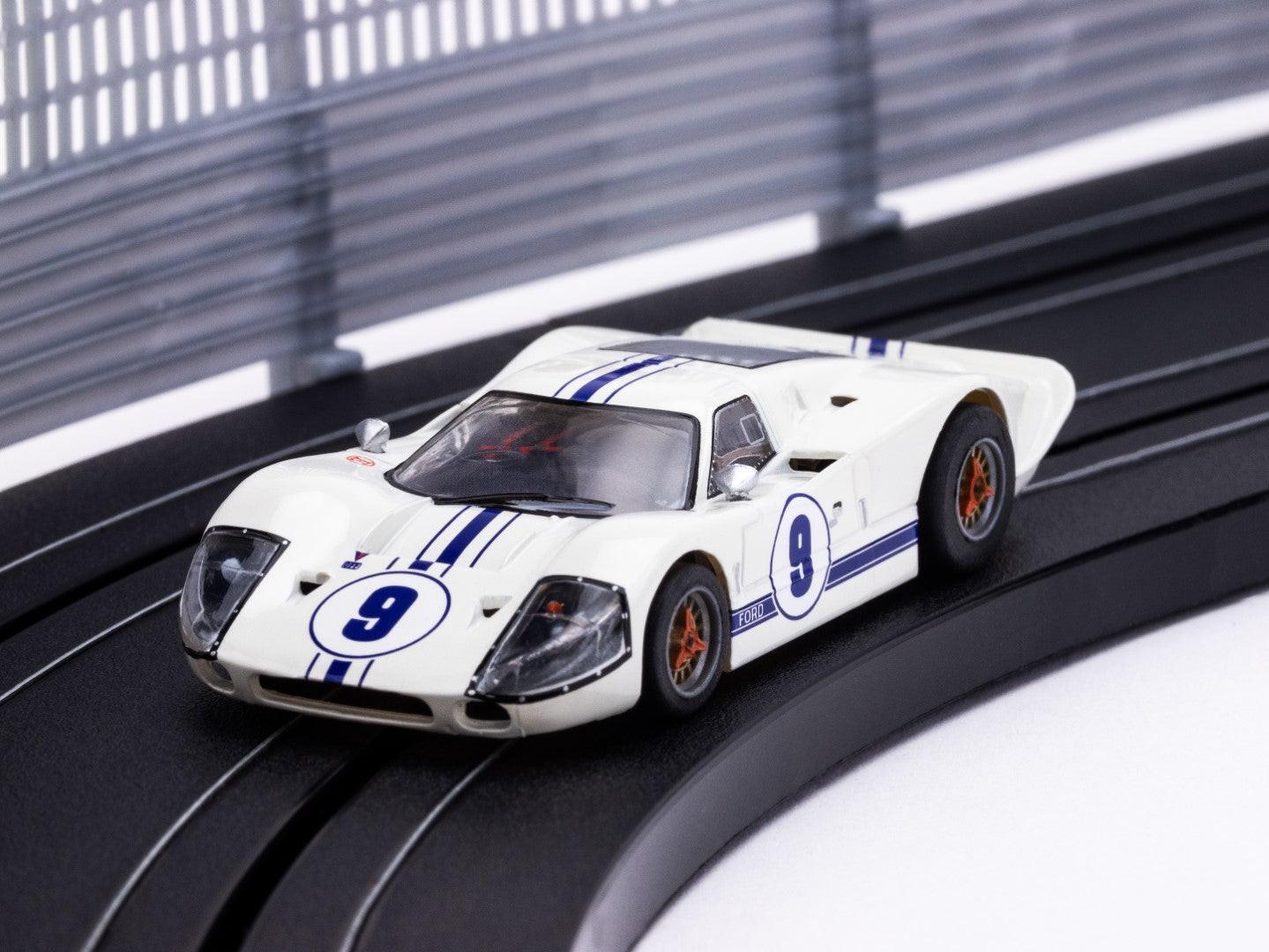 AFX 22078 Ford GT40 Mark IV #9 White HO Slot Car AFX22078 Mega G+