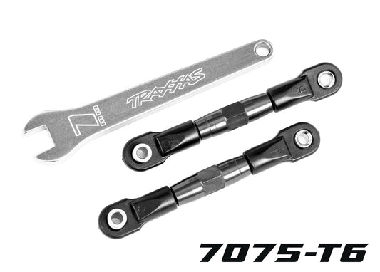 Traxxas 2443a  TUBES 56 mm Gray Aluminum Rear Camber Links (2) Drag Slash