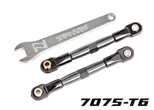 Traxxas 2444a TUBES 67 mm Gray Aluminum Front Camber Links (2) Darg Slash