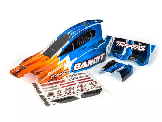 Traxxas 2450T Bandit & Bandit VXL Body w/ Wing - Orange