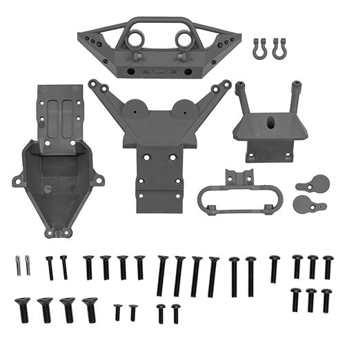 Team Associated ASC25885 RIVAL MT10 Skid Plates