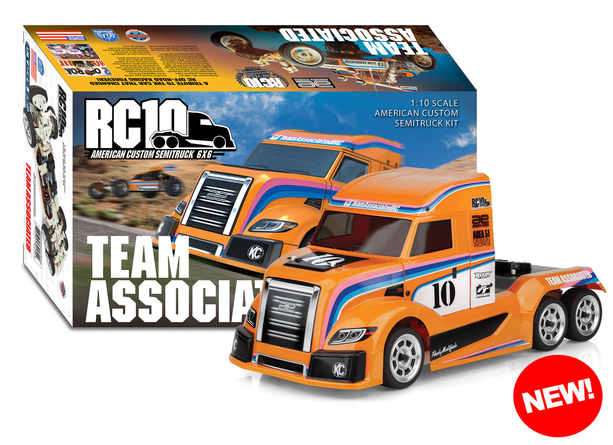 Team Associated RC10 American Custom Semitruck 6x6