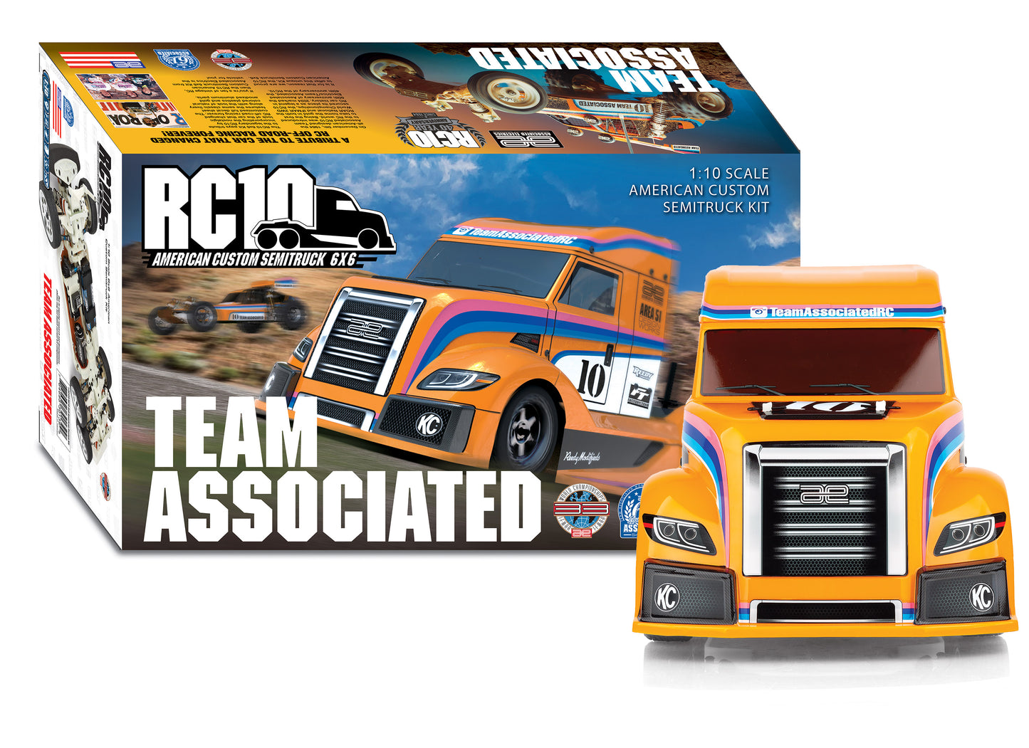 Team Associated RC10 American Custom Semitruck 6x6