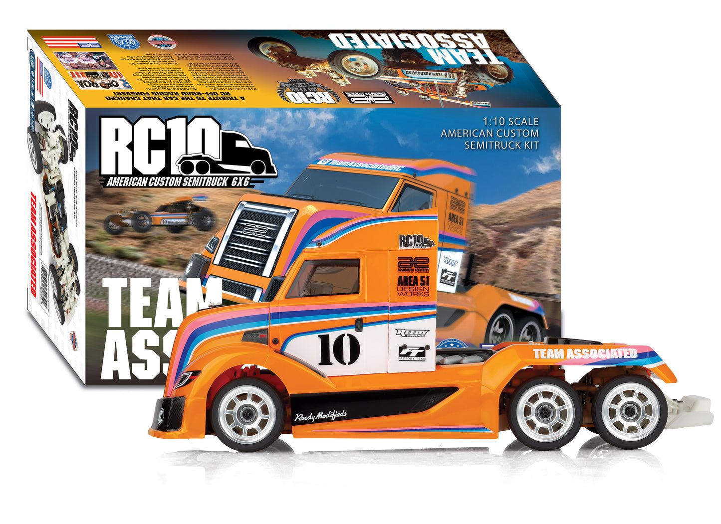 Team Associated RC10 American Custom Semitruck 6x6