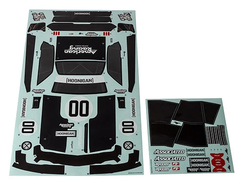 Team Associated ASC31898 Hoonicorn Body Decal Sheet