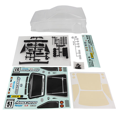 Team Associated ASC31911 Apex2 A550 Clear Body