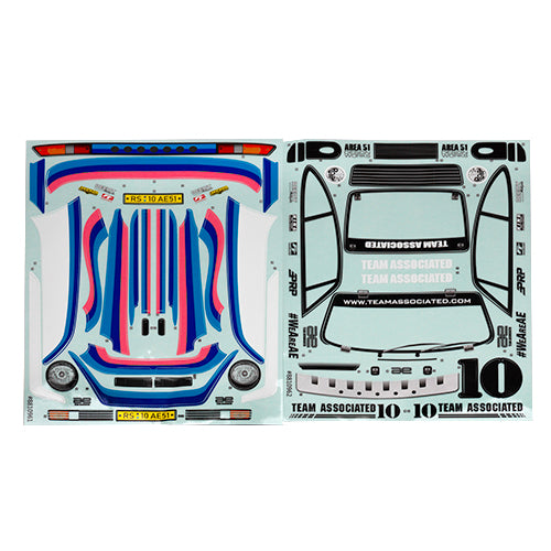 Team Associated ASC31964 RC10 Rally Decal Set