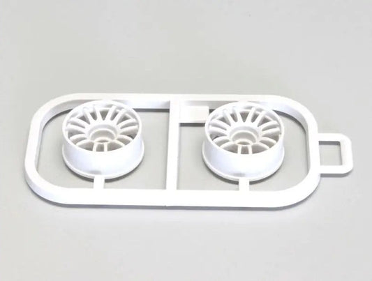 Kyosho MZH131W-N15B Mini-Z Multi Wheel II N/Offset 1.5 (White/RE30/2pcs).