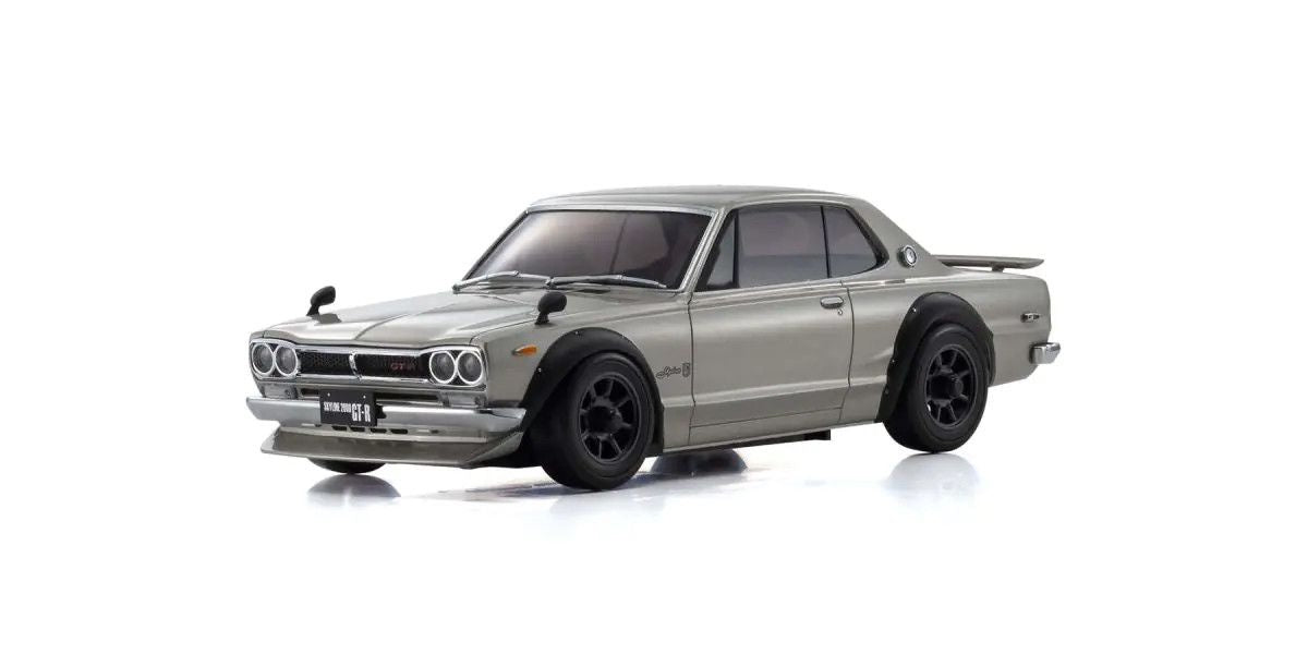 Kyosho MZP466S ASC MA-020 Nissan Skyline 2000GT-R (KPGC10) Tuned Ver Body Silver