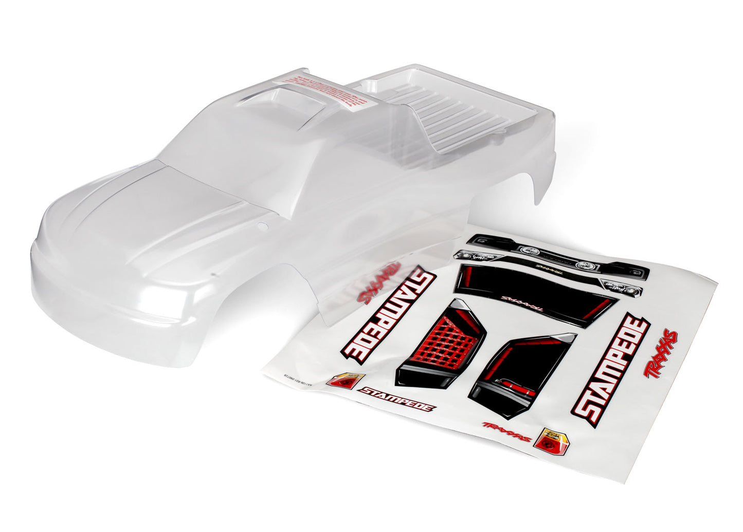 Traxxas 3617 Body Stampede Clear