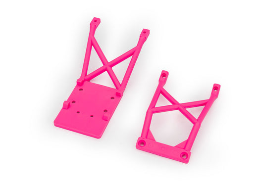 Traxxas 3623-PINK Pink Front & Rear Skid Plates