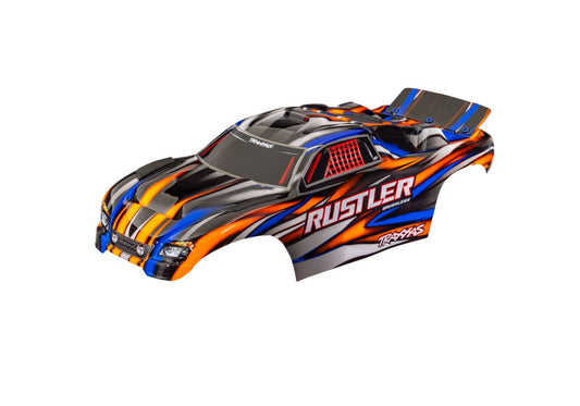 Traxxas 3721-ORNG Rustler 2WD Clipless Body