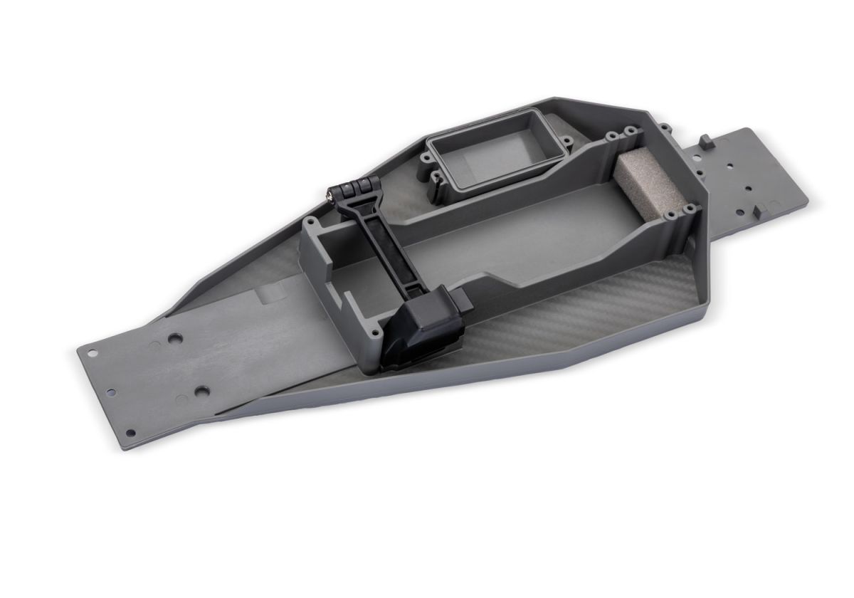 Traxxas 3728-GRAY Rustler Lower Chassis