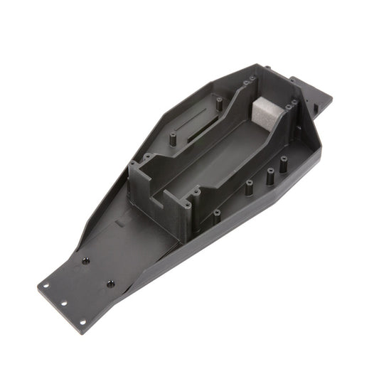 Traxxas 3728 Lower Chassis Black 166mm Long Battery Compartment Rustler TRA1