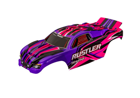 Traxxas 3734-PINK Rustler 2WD Clipless Body