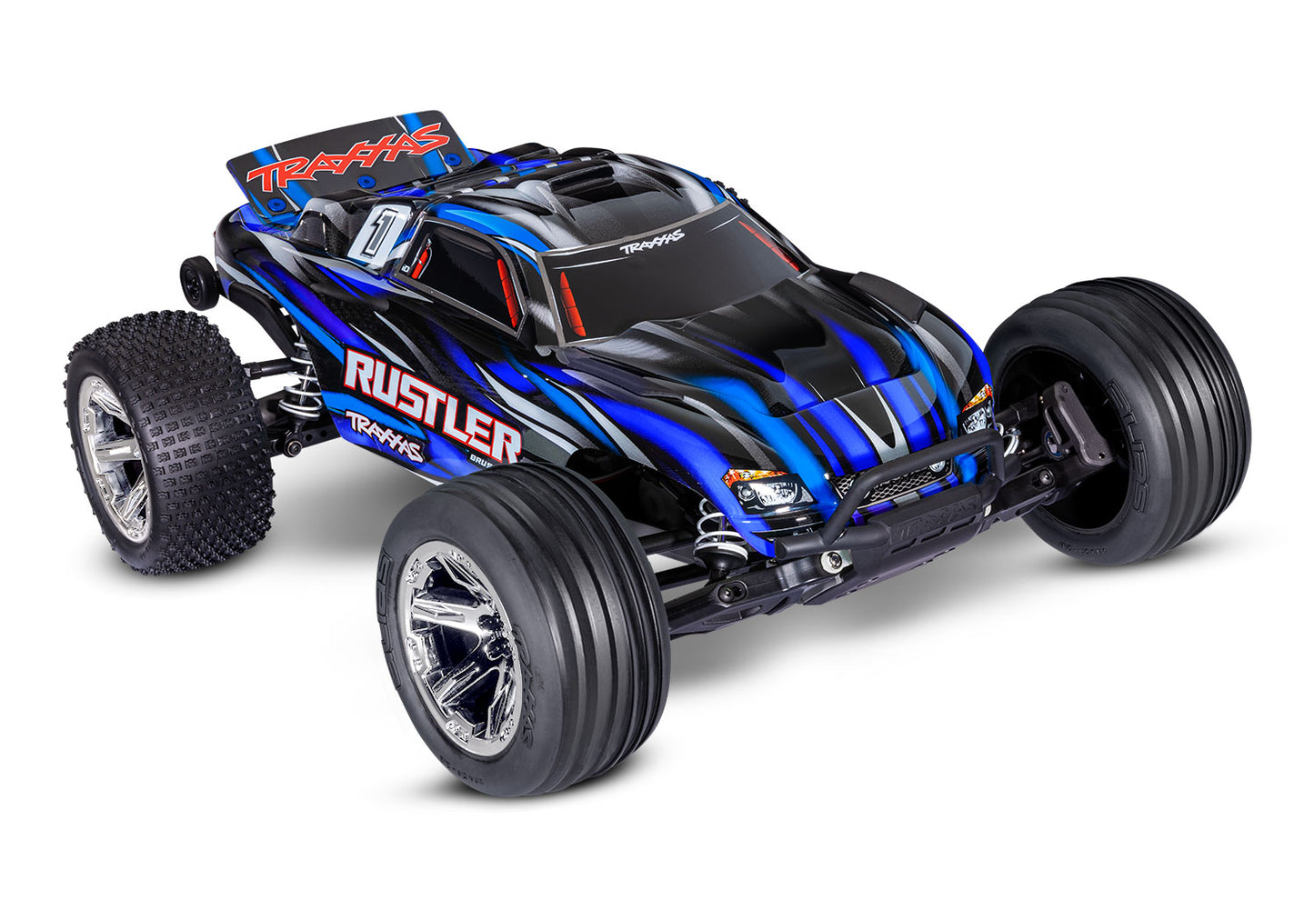Traxxas Rustler BL-2s HD 1/10 RTR 2WD Brushless Stadium Truck Blue