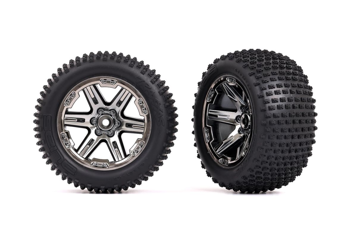 Traxxas 3772R RXT Alias Tires Wheels Rear