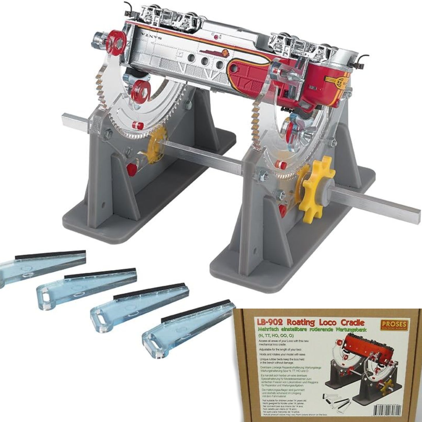 Proses Bachmann Rotating Loco Cradle HO N O Scale Train 39018 for Kato