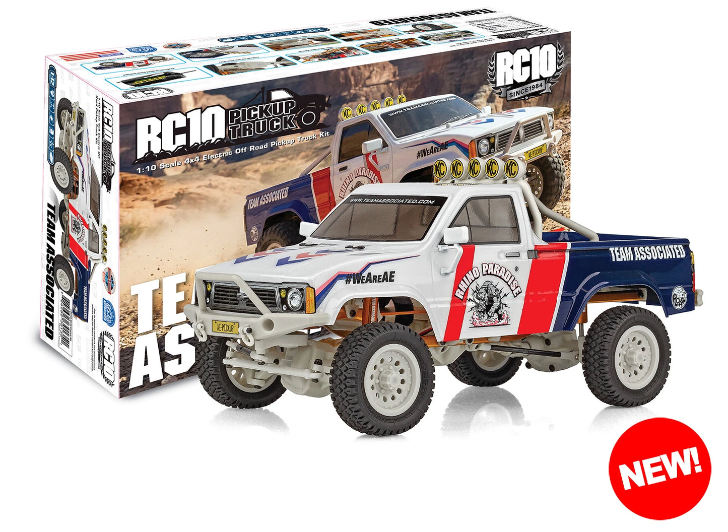 Team Associated ASC40015 RC10 4X4 Pickup Truck