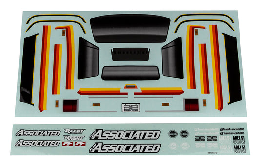 Team Associated ASC41102 MT12 Decal Sheet
