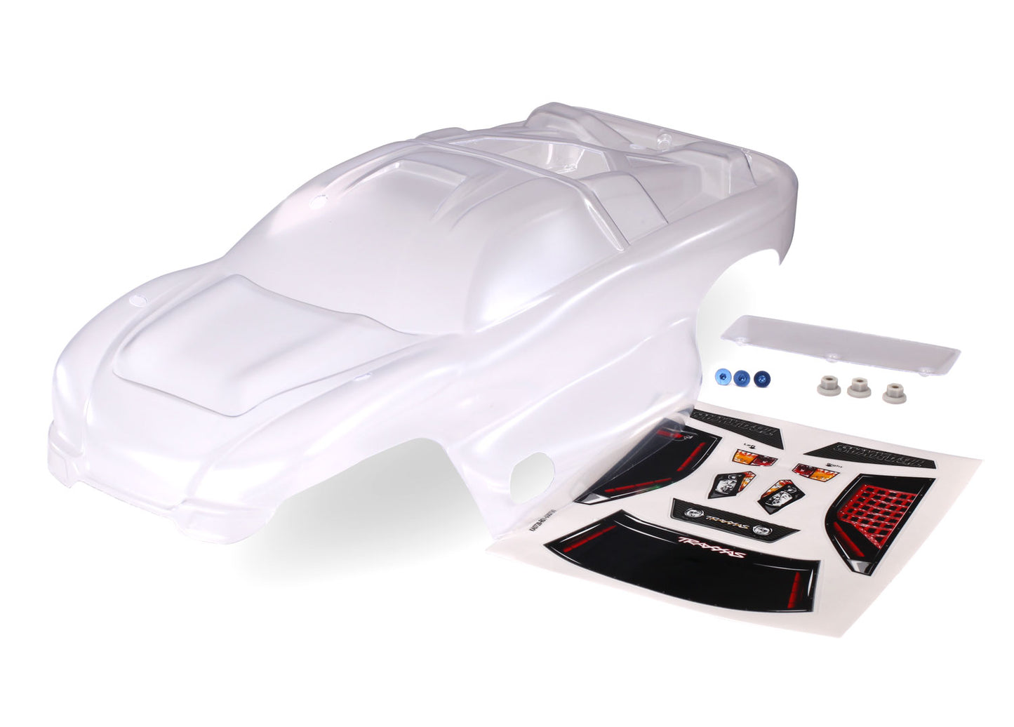 Traxxas 4412 Nitro Rustler Clear Body