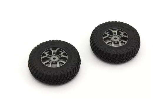 Kyosho MXTH002B Premounted Tire/Wheel 2pcs Suzuki Jimny Sierra