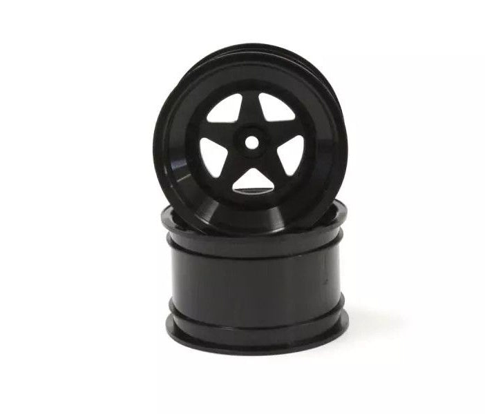 Kyosho SCH006BKB 2.2" Rear Wheel (2p/Black/Turbo Scorpion)