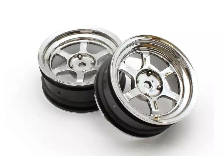 Kyosho FAH709SM RAYS TE37V Wheel Offset 5mm (FZD2/Plated/2pcs)