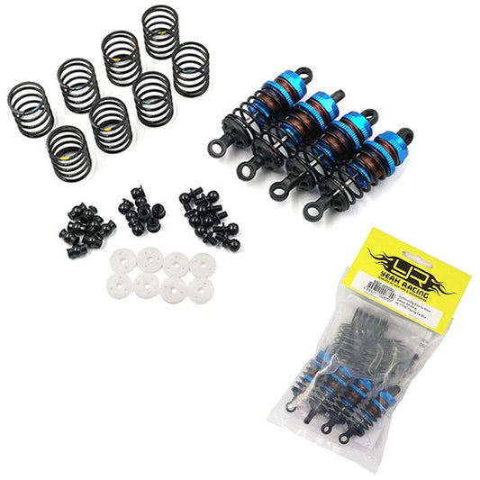 Yeah Racing BBG-0055BU Alum Big Bore Go 55mm Damper (4) Blue: 1/10 Touring Car