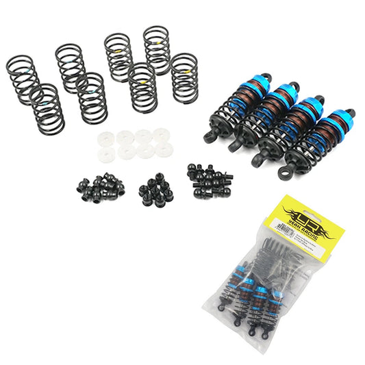Yeah Racing BBG-0060BU Alum Big Bore Go 60mm Damper (4) Blue: 1/10 Touring Car