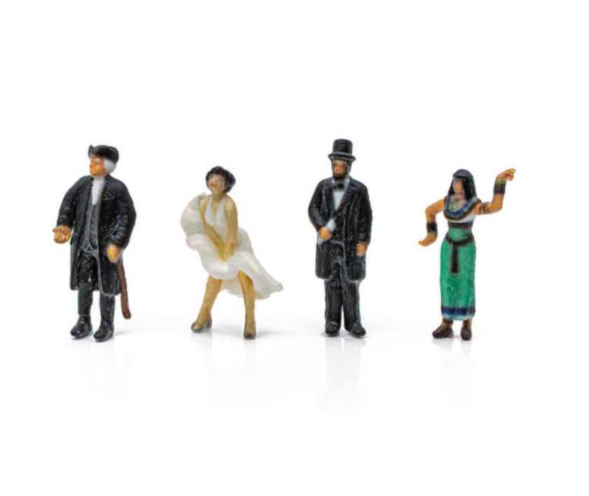 Woodland Scenics A2866 Find Me Figures Historical Figures - HO Scale (4PACK)