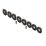 ARRMA ARA320744 Motor Mount (8pcs) Set: Granite Grom Mega
