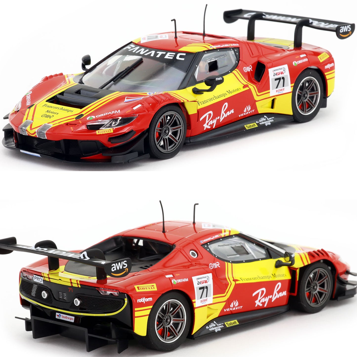 Avant Slot Ferrari 296 GT3 #71 24h Spa 2024 1/32 Slot Car 52304A