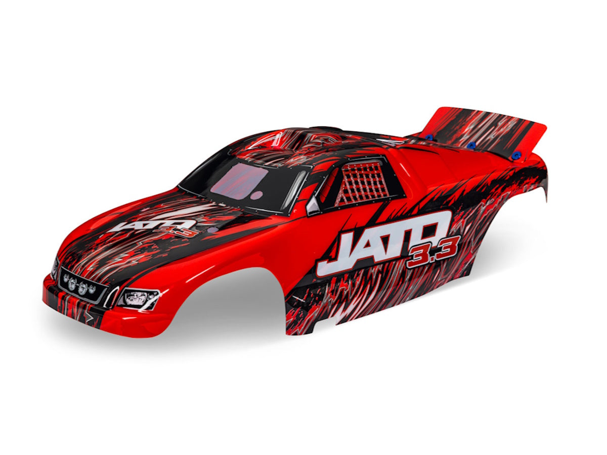 Traxxas 5511A Body, Jato (Painted, Decals Applied) - Red