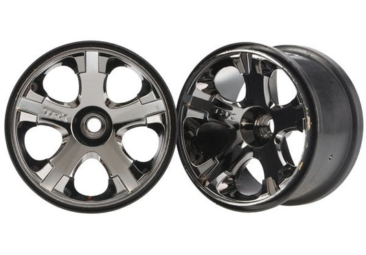 Traxxas 3772 All-Star 2.8 Chrome Rear Wheels