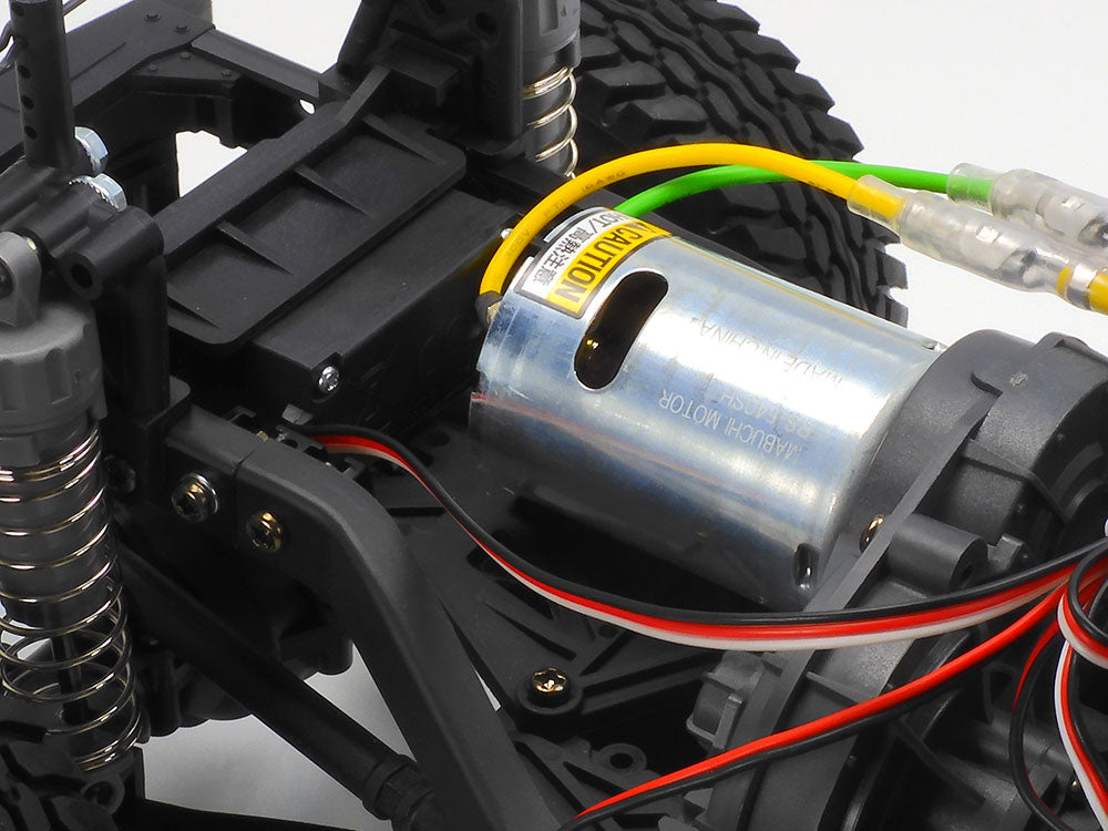 CC-02 motor and driveshaft layout