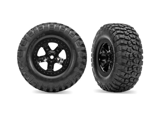 Traxxas 5878-BLK SCT Black Wheels BFGoodrich Tires