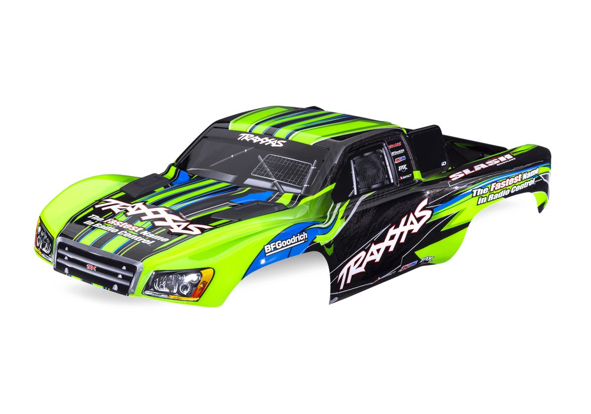 Traxxas 5924-GRN Slash 2WD Clipless Body