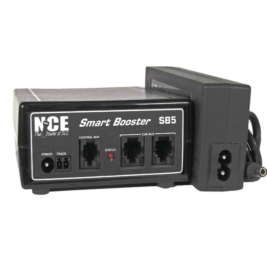 NCE 524-027 SB5 5 amp Smart Booster with International Power Supply