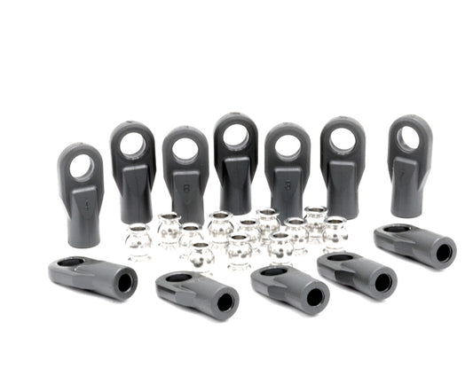 Losi LOS214047 4-link Rod End & Pivot Balls (16): Mini LMT - PowerHobby