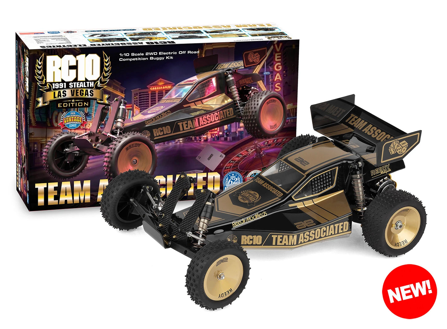 Team Associated ASC6059 RC10 Stealth Vegas Edition