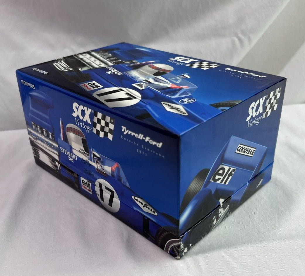 SCX Vintage Tyrrell Ford Jackie Stewart F1 Scalextric 1/32 Slot Car 61780