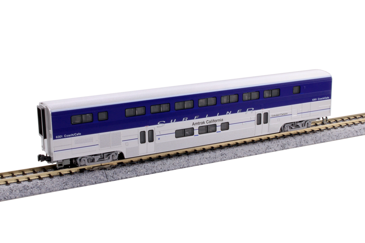KATO 106-0048 N Scale Amtrak SC-44 Charger Pacific Surfliner Starter Set